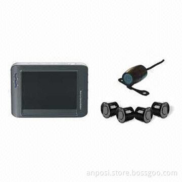Rear-view Monitor with 3.5-inch TFT LCD Color Screen and Four pieces Parking Sensor